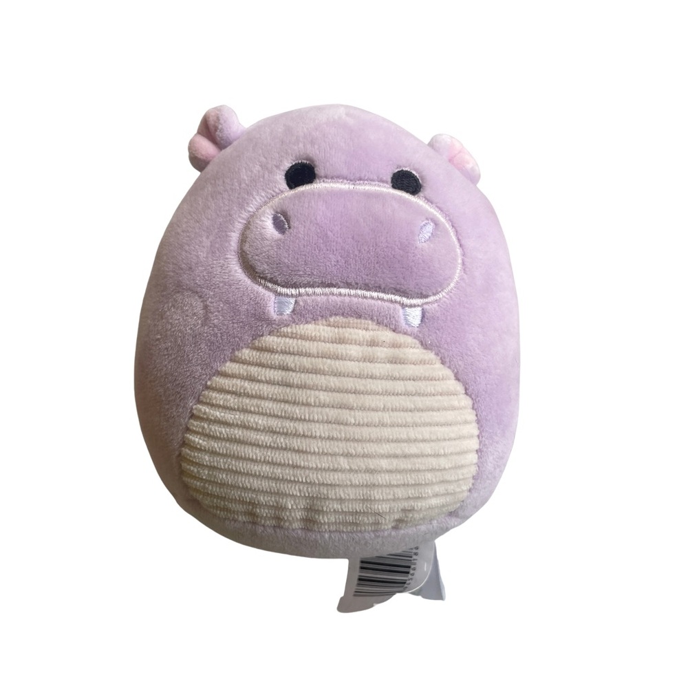 Squishmallows Lilac Hippo Plush with Cream Belly